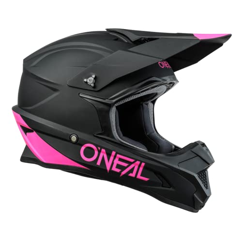 O'Neal 1SRS Adult Helmet Solid, Black/Pink, S