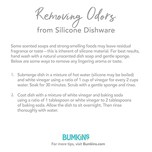 Bumkins Disney Silicone Grip Dish, Suction Plate, Divided Plate, Baby Toddler Plate, BPA Free, Microwave and Dishwasher Safe - Winnie The Pooh