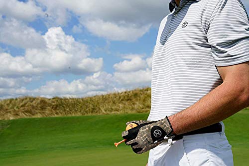 Zero Friction Men's Synthetic Left Hand Golf Glove (2 Pack), Universal Fit Field Camo, One Size, Universal-Fit