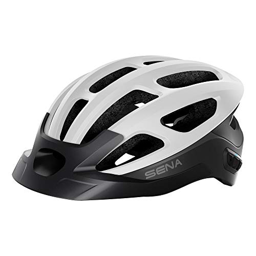 Sena R1 EVO Smart Helmet (Matte White, Medium)