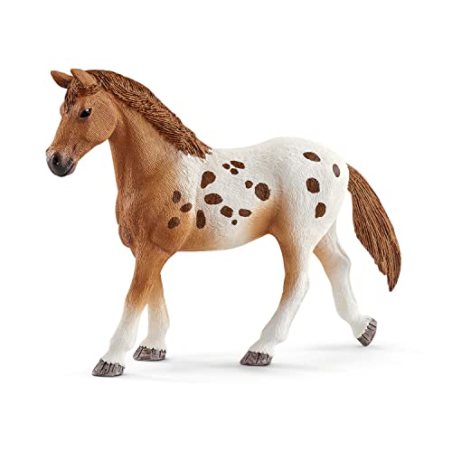 Schleich Horse Club, Horse Toys for Girls and Boys, Lisa's Tournament Training Horse Set with Appaloosa Horse Toys, 17 Pieces, Ages 5+