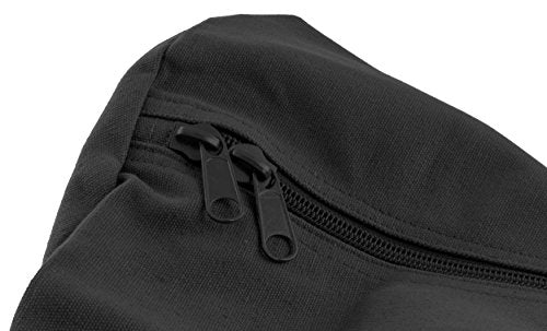 Deluxe Duffel Bag w/Zipper, Black - 42'X15'X15'