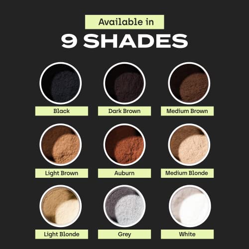 Toppik Hair Building Fibers, Medium Brown, 27.5g | Fill In Fine or Thinning Hair | Instantly Thicker, Fuller Looking Hair | 9 Shades for Men and Women