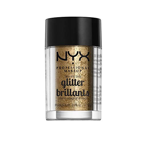 NYX PROFESSIONAL MAKEUP Face and Body Glitter, Bronze