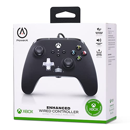PowerA Enhanced Wired Controller for Xbox Series X|S - Black