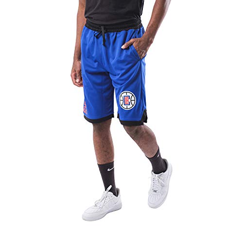 Ultra Game NBA Los Angeles Clippers - Kawhi Leonard Mens Active Mesh Basketball Short, Team Color, X-Large