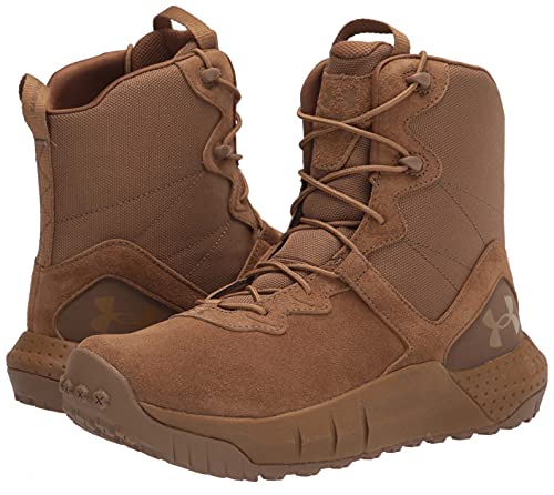 Under Armour Men's Micro G Valsetz Lthr Military and Tactical Boot, Coyote (200)/Coyote, 11.5 M US