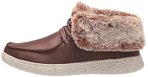 Skechers womens 113443 Fashion Boot, Brown, 8.5 US