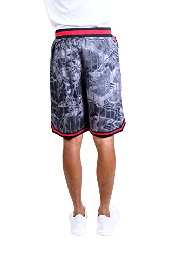 Ultra Game NBA Men’s Super-Soft Basketball Training Shorts, Black, Large