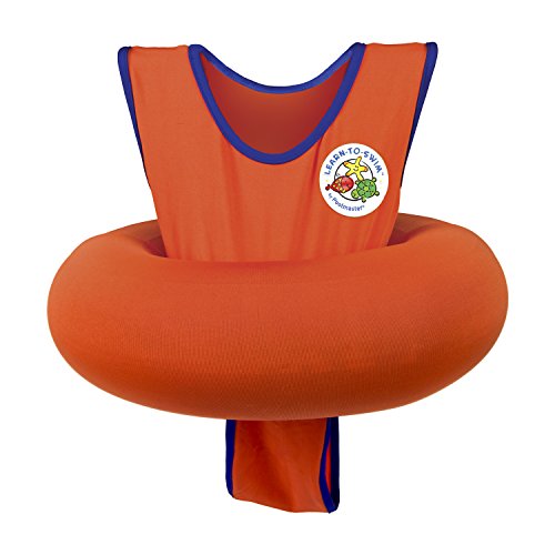 Poolmaster Learn-to-Swim Swimming Pool Float Tube Swim Trainer for Kids, Orange