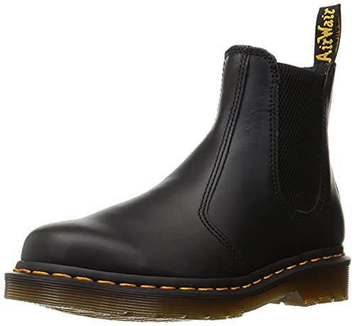 Dr. Martens Unisex 2976 Chelsea Boot, Black Nappa, 10 US Women / 9 US Men