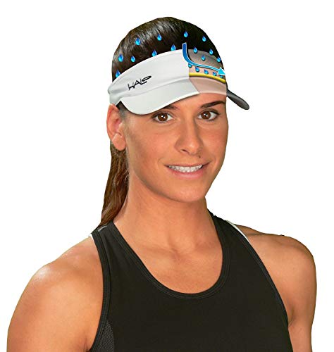 Halo Headbands Sport Visor, White, One Size