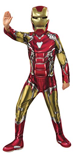 Rubie's Marvel Avengers: Endgame Child's Iron Man Costume and Mask, Medium (700649_M),As Shown