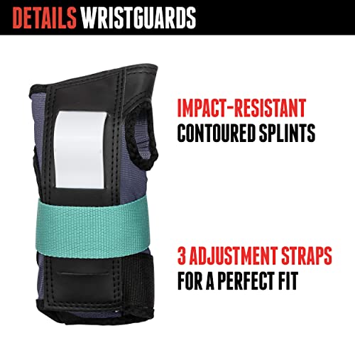 Triple Eight Saver Series Pad Set with Kneesavers, Elbowsavers and Wristsavers, Large, Floral