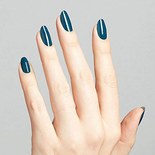 OPI Nail Lacquer, Drama at La Scala, Blue Nail Polish, Milan Collection, 0.5 fl oz