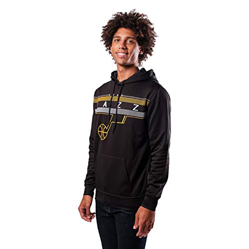 Ultra Game mens Poly Midtown NBA Men s Fleece Hoodie Pullover Sweatshirt, Black, XX-Large US