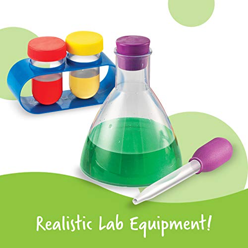 Learning Resources Primary Science Lab Activity Set - Science Kits for Kids Ages 3+ STEM Toys for Toddlers, Science Classroom Decor