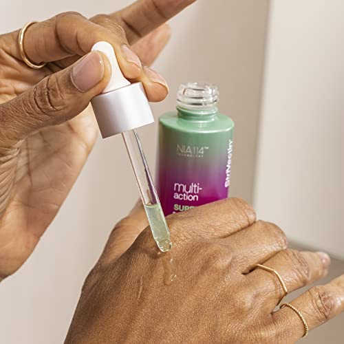 Multi-Action Super Shrink Pore Minimizing Serum for minimizing clogged pores and blackheads for tightening and brightening skin texture