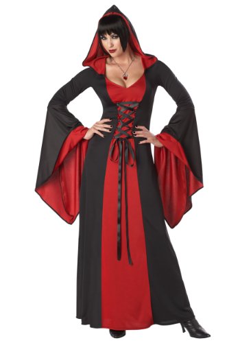 Plus Size Deluxe Hooded Robe Costume 2X