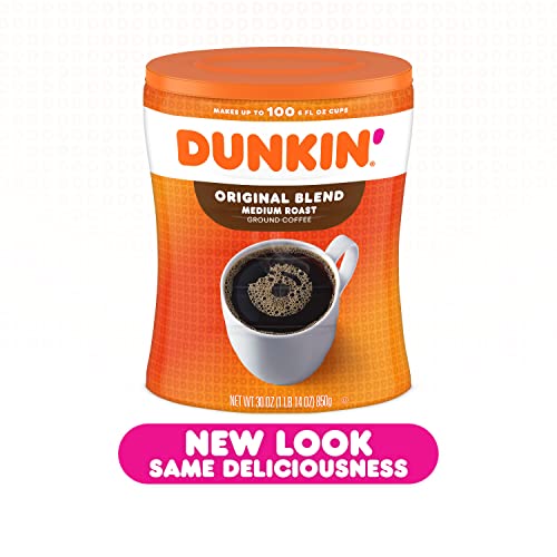 Dunkin' Original Blend Medium Roast Ground Coffee, 30 Ounce