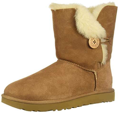 UGG Women's Bailey Button II Boot, Chestnut, 12