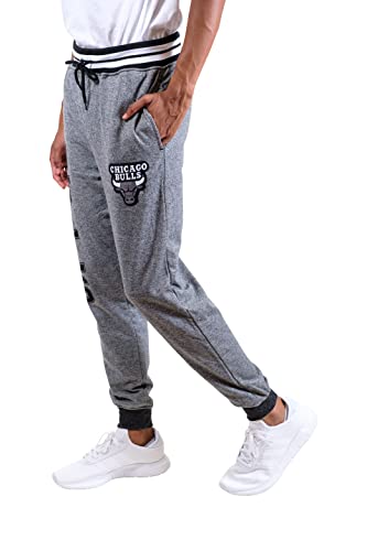 Ultra Game NBA Men's Soft Fleece Active Jogger Sweatpants
