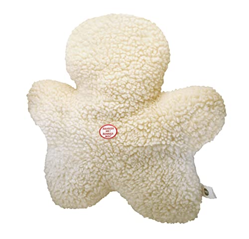 SPOT by Ethical Products Super Soft Vermont Fleece Dog Toys - Calming Dog Toy with Squeaker Dog Toy For Small Dog Puppy Toys Large Dogs Toys Chew Squeak Puppy Interactive Fetch Toy - Chew-Man