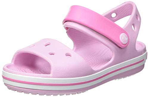 Crocs Kids' Crocband Sandals Water Shoe, Ballerina Pink, 2 US Unisex Little