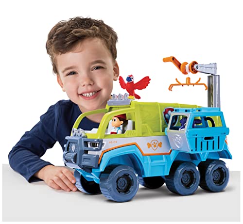 Paw Patrol Jungle Rescue PAW-Terrain Vehicle with Ryder and Animal Action Figures and Lights and Sounds (Amazon Exclusive) Kids Toys for Ages 3 and up