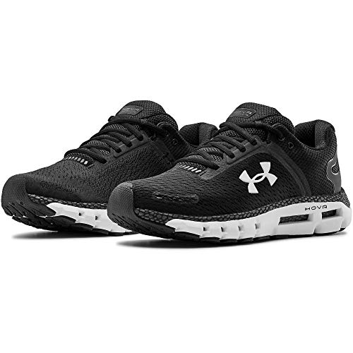 Under Armour Men's HOVR Infinite 2 Running Shoe, Black (001)/White, 9.5