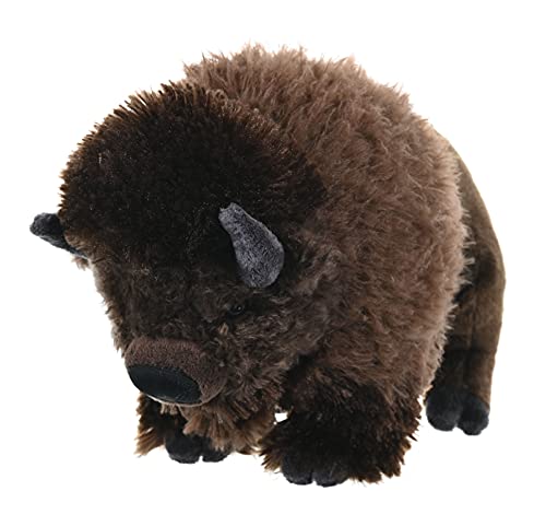 WILD REPUBLIC Bison, Cuddlekins, Stuffed Animal, 12 inches, Gift for Kids, Plush Toy, Fill is Spun Recycled Water Bottles