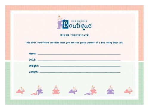 JC Toys - La Newborn First Day African American| Anatomically Correct Real Girl Baby Doll | 14' All-Vinyl Baby Doll | Includes Hospital Blanket, Bracelet and First Baby Bottle| Made in Spain | Designed by Berenguer | Ages 2+ , Pink