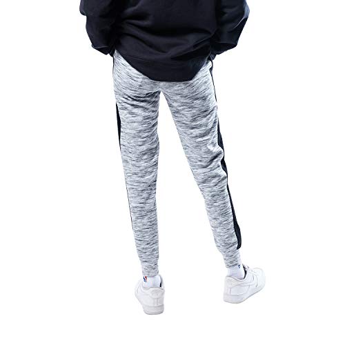 Ultra Game NBA Toronto Raptors Womens Active Basic Fleece Jogger Sweatpants, Space Dye Gray, X-Large