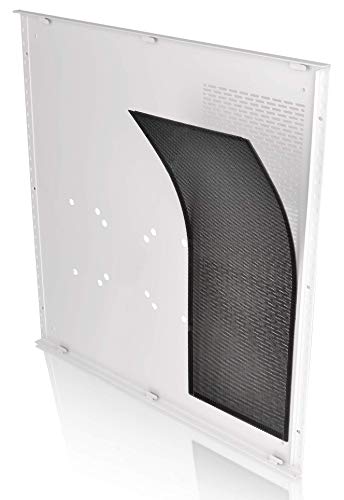 Thermaltake Core P3 ATX Tempered Glass Gaming Computer Case Chassis, Open Frame Panoramic Viewing, White Edition, CA-1G4-00M6WN-05, Snow