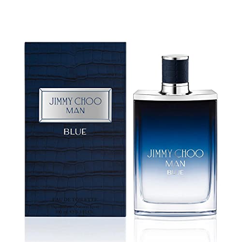 JIMMY CHOO Man Blue Eau De Toilette Spray, 3.3 Fl Oz