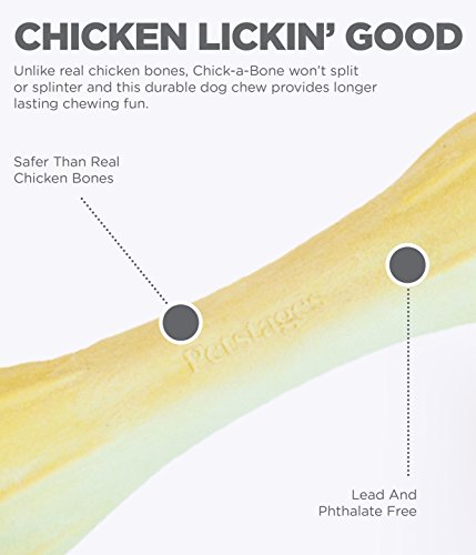 Petstages Chick-A-Bone Dog Chew Toy, Medium
