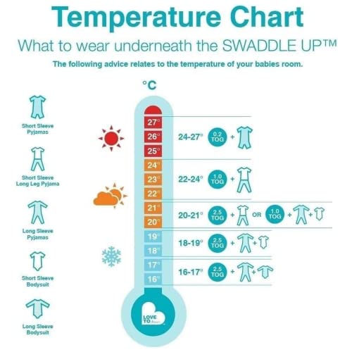 Love to Dream Swaddle UP Self-Soothing Sleep Sack 13-19 lbs, Dramatically Better Sleep, Snug Fit Calms Startle Reflex, 1.0 TOG, Rainbow, Medium