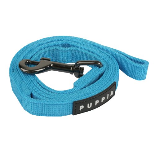Puppia Two Tone Dog Lead Strong Durable Comfortable Grip Walking Training Leash for Small and Medium Dog, Sky Blue, Small