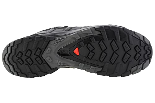 Salomon XA PRO 3D V8 Trail Running Shoes for Men, Black/Black/Magnet, 12