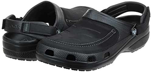 Crocs Men's Yukon Vista II Clogs, Black, 8 Men