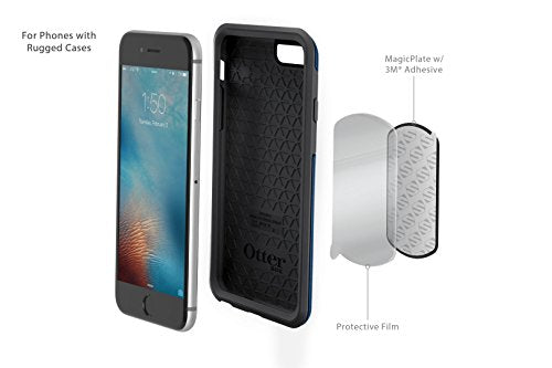 SCOSCHE MPKSGI MagicMount Magnetic Mount Trim Rings and Replacement Kit for Mobile Devices, Space Gray