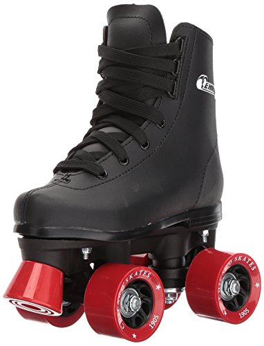Chicago Boys Rink Roller Skate - Black Youth Quad Skates - Size J13
