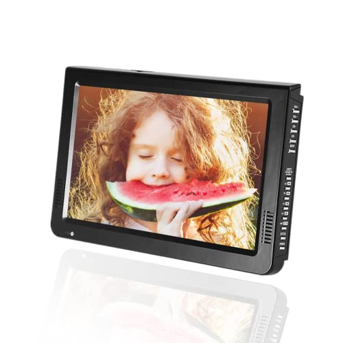 Eboxer 10 inch Portable TV ATSC Digital Television 16:9 TFT LED 1080P HDMI Video Player with USB/TF Card Slot Built in Rechargeable Battery for Home Car Outdoor Travel (01)