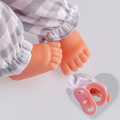 JC Toys Berenguer Boutique 15' Soft Body Baby Doll - Open/Close Eyes- Perfect for Children 2+ Designed by Berenguer, Purple, 30036