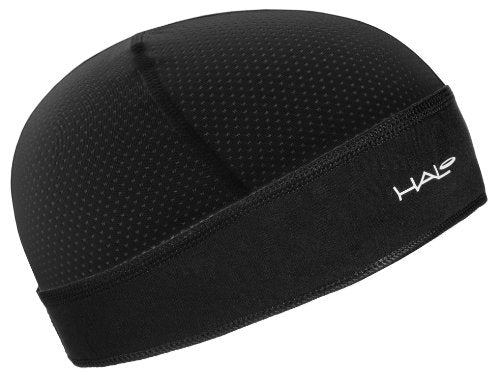 Halo Headband Skull Cap - The Ultimate Sweat Diverting, Absorbent, Lightweight, High Performance Skull Cap , Black