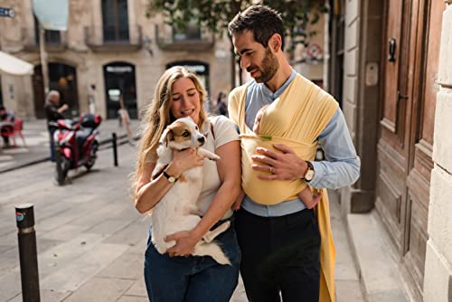 Boba Wrap Baby Carrier - Original Stretchy Infant Sling, Perfect for Newborn Babies and Children up to 35 lbs (Serenity Flax)