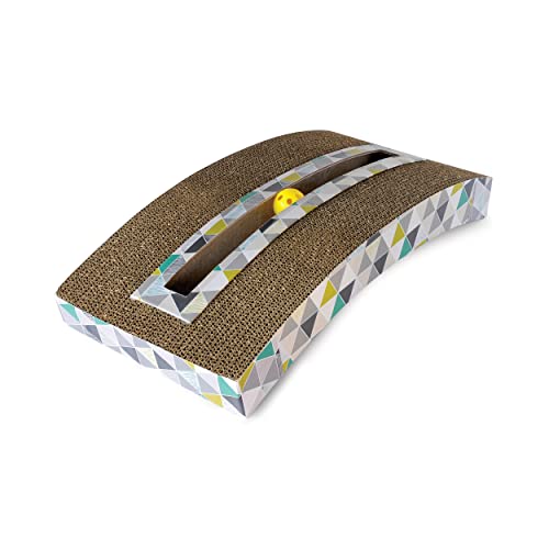 Petstages Scratch and Rock Corrugated Scratcher with Catnip