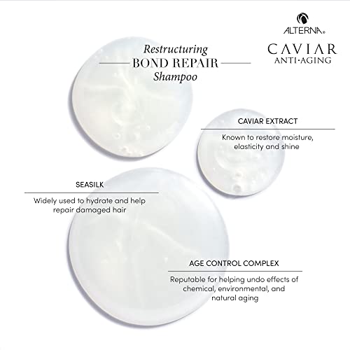 Alterna Caviar Anti-Aging Restructuring Bond Repair Shampoo, 8.5 Fl Oz (Pack of 1)