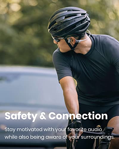 SHOKZ OpenRun (AfterShokz Aeropex) - Open-Ear Bluetooth Bone Conduction Sport Headphones - Sweat Resistant Wireless Earphones for Workouts and Running - Built-in Mic, with Headband