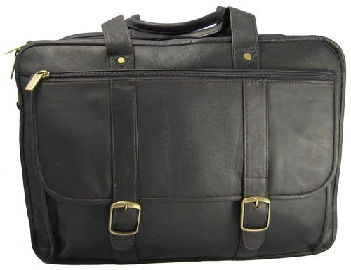 David King and Co. Expandable Device Briefcase, Cafe, One Size